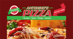 Desktop Screenshot of antoninospizza.com